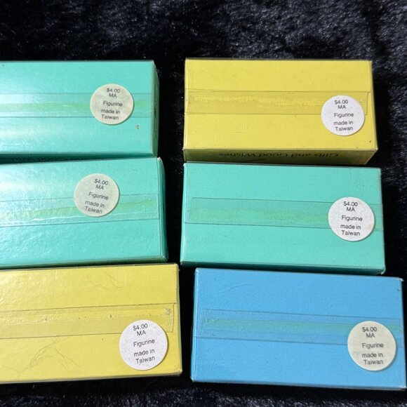 Vintage American Greetings  Americard Miniture Animals And Card NOS Set Of 6 - Picture 5 of 7